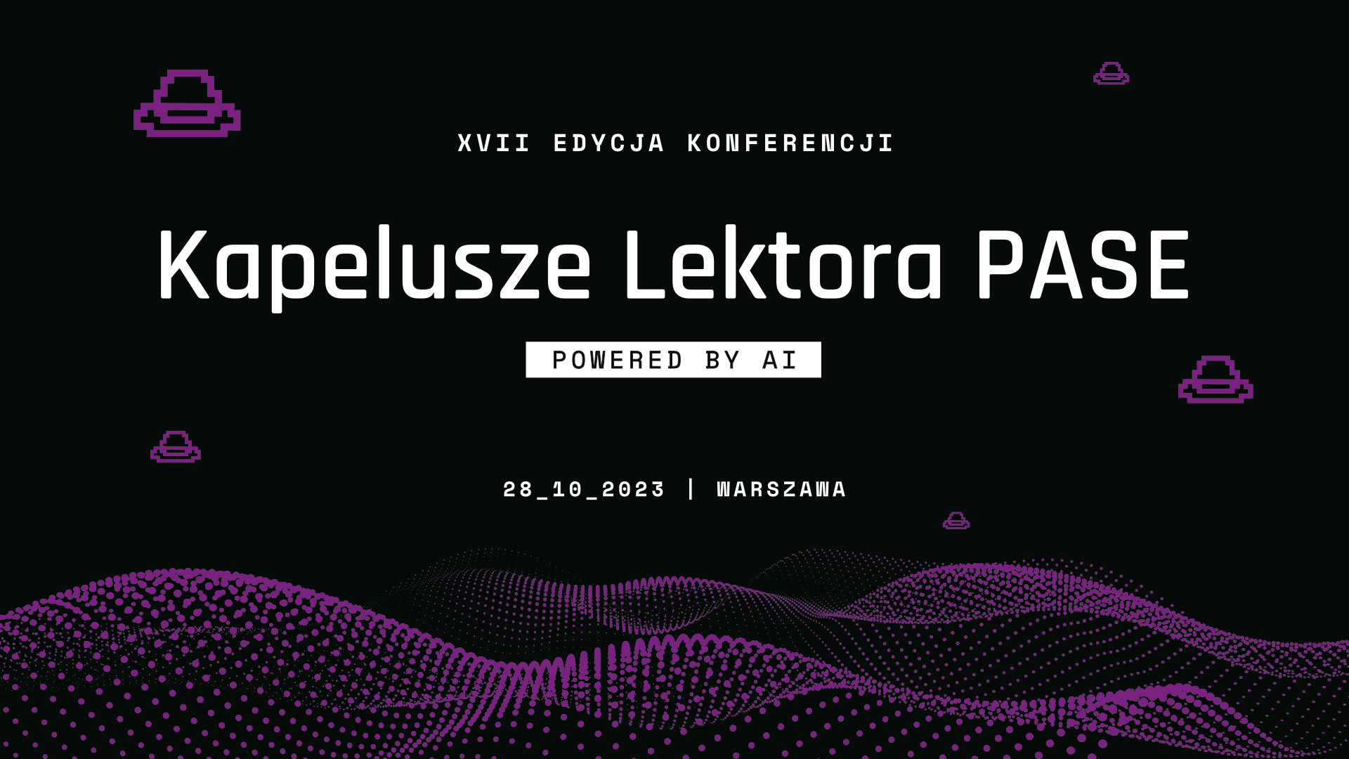 Kapelusze Lektora PASE 2023 Powered by AI
